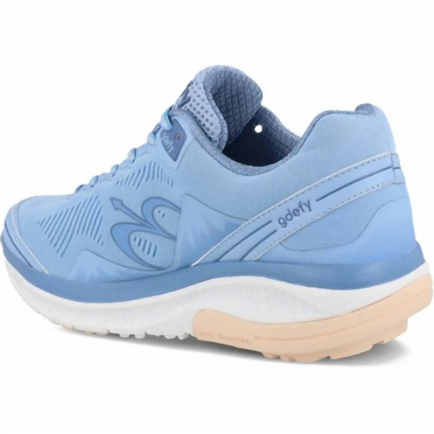 Women's Mighty Walk Shoes In Blue/beige