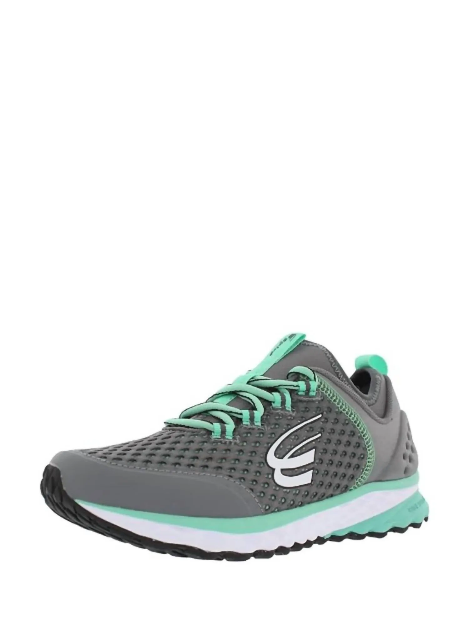 Women's Phoenix Running Shoes - Medium Width In Charcoal/mint/white