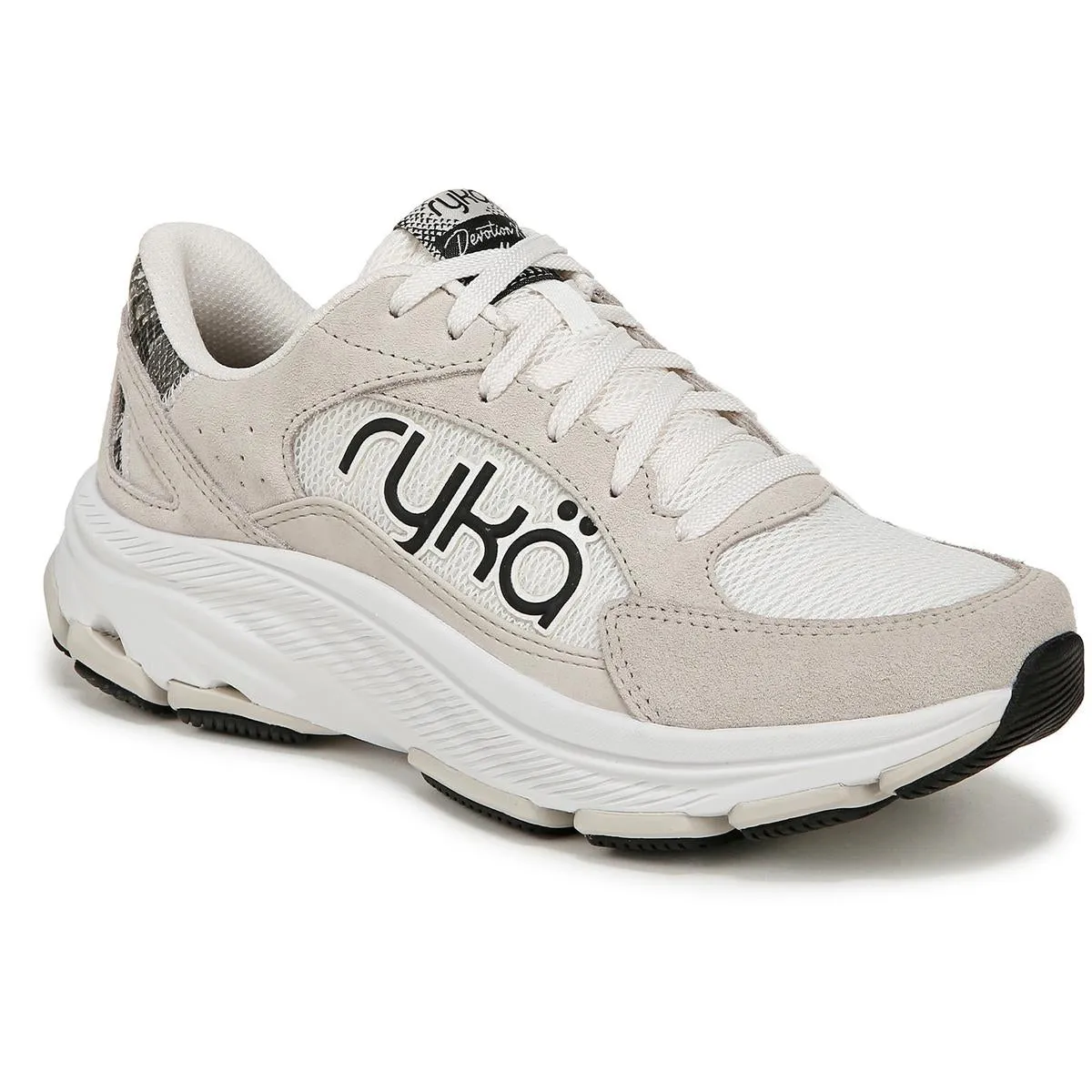 Womens Snake Print Suede Running & Training Shoes