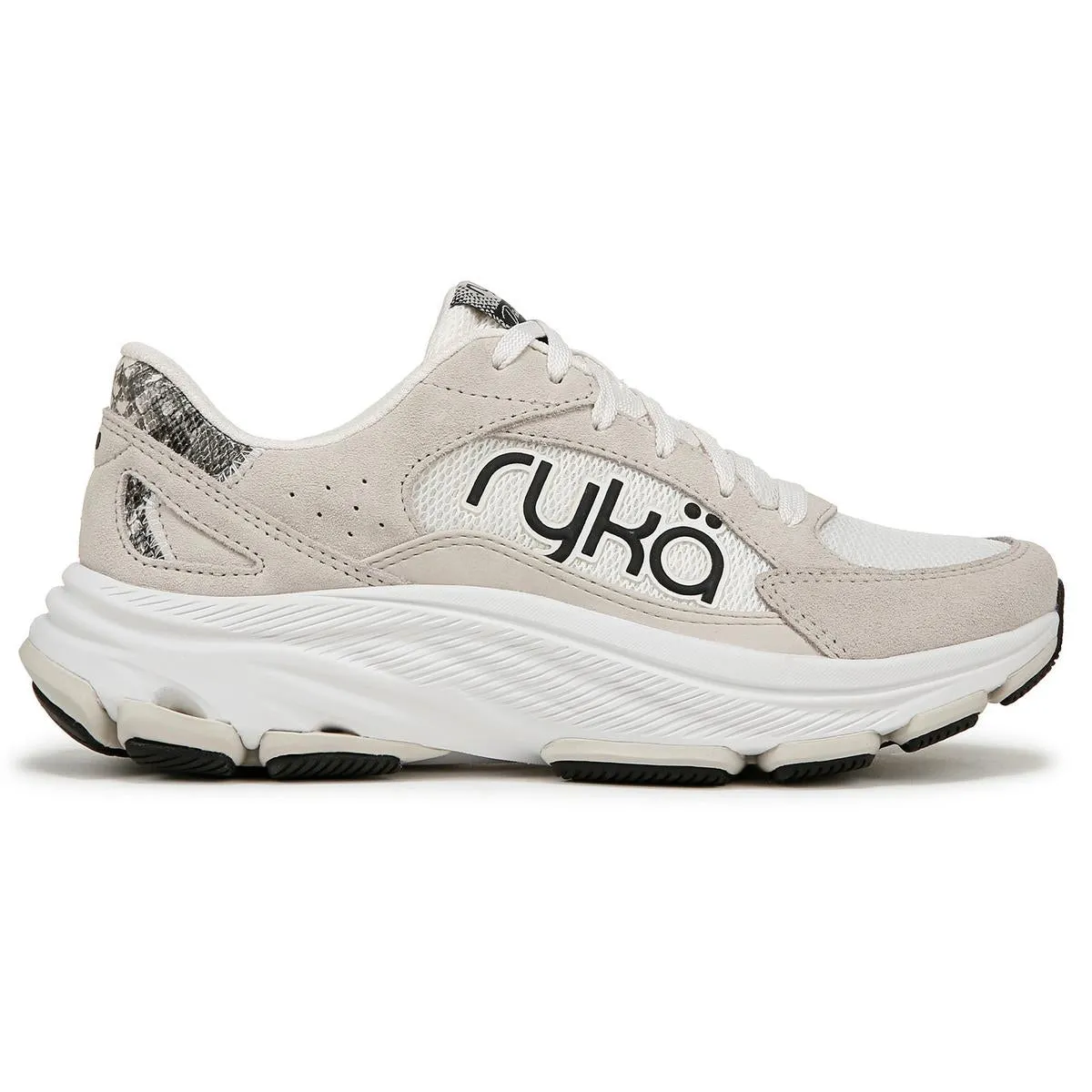 Womens Snake Print Suede Running & Training Shoes