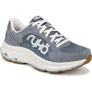 Womens Snake Print Suede Running & Training Shoes