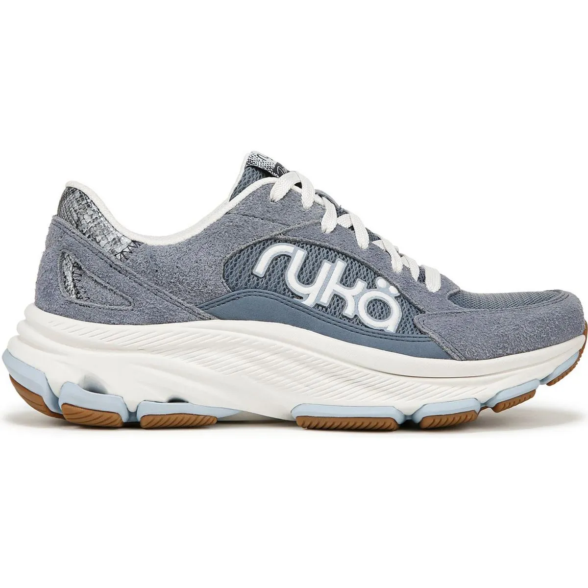 Womens Snake Print Suede Running & Training Shoes